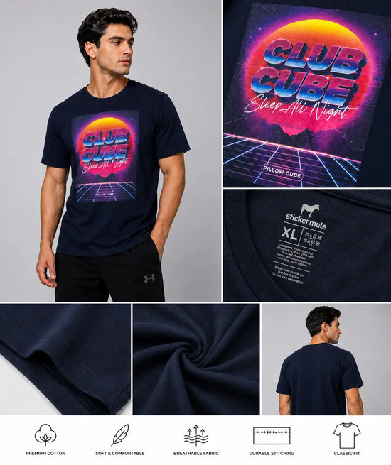 Stickermule - Club tee - Short Sleeves - Vintage StreetWear Clozaar