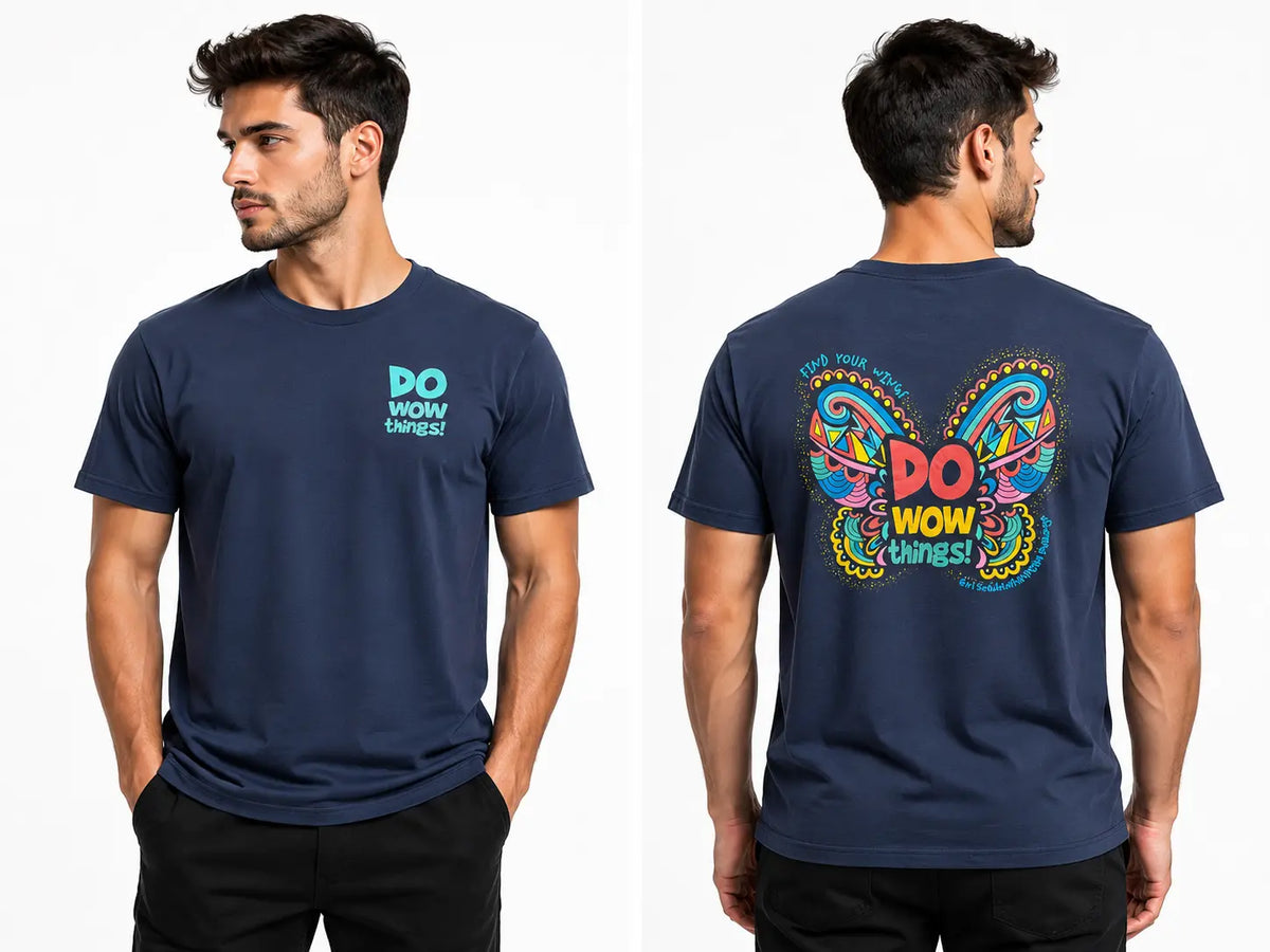 Port & Company Do Wow Things T-Shirt Back View