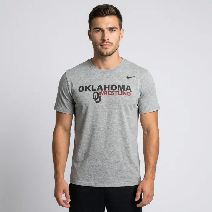 The Nike Tee – Athletic Cut – Dri Fit – Oklahoma Wrestling Clozaar