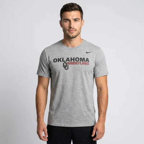 The Nike Tee – Athletic Cut – Dri Fit – Oklahoma Wrestling Clozaar
