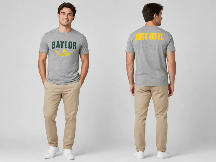 Get The Nike Tee – Baylor – Just Do It, a bold Baylor-inspired graphic tee made for sporty style, casual wear, and confident everyday looks.