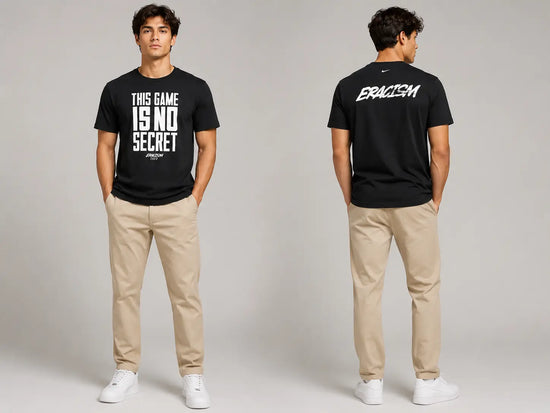 Stand out in The Nike Tee – Eracism, a statement graphic tee designed for bold streetwear style, equality, unity, and self-expression.